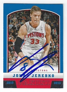 JONAS JEREBKO DETROIT PISTONS SIGNED CARD GOLDEN STATE WARRIORS CELTICS JAZZ - Picture 1 of 1