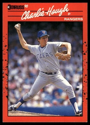 1990 Donruss #411 Charlie Hough - Image 1 of 2