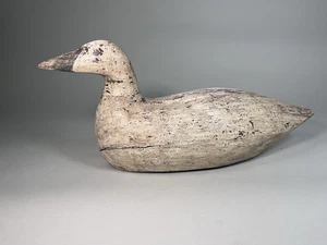 Vintage Gans / Ente / Möwe Vertrauen Köder, geschnitztes Holz, unbeschriftet, Hudson? - Bild 1 von 13