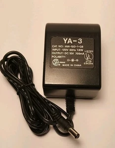 YAMAHA YA-3 AC ADAPTER 10V 700MA NETZTEIL FÜR KEYBOARD AW-10D-1-GB - Bild 1 von 2