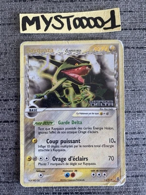 Carte Pokemon Rayquaza 13/113 Holo Reverse Stamp Ex Espèces Delta Français OCCAS - Photo 1/4