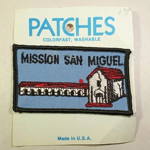 Parche de colección Old Mission San Miguel Iglesia de California hecho en EE. UU.  - Imagen 1 de 3