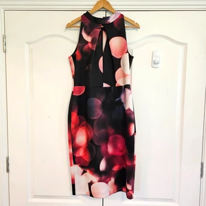 Damsel in a Dress Sz 16 Wedding Guest Outfit Party Occasion Evening Floral Scuba - Picture 1 of 18