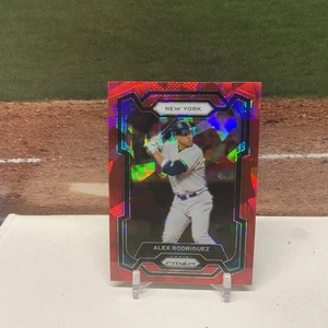 Alex Rodriguez 2024 Panini Prizm Red Ice Prizm Parallel SP #75 New York Yankees - Picture 1 of 2