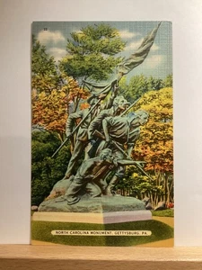 North Carolina Monument: Gettysburg, PA - Vintage Postcard - Picture 1 of 3