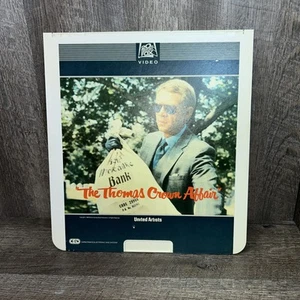 The Thomas Crown Affair Steve McQueen, 1982 CED Videodisc - Picture 1 of 3