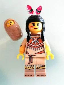 Lego Serie 15 71011 Tribal Woman Indianer Frau mit Baby Neu 2016 Adventskalender - Bild 1 von 8
