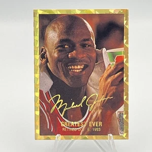 1993-94 Arena Sports Michael Jordan #83 Greatest Ever Retired Card Gold Border - Picture 1 of 2