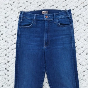 Mother Jeans Damen The Hustler Ankle Fray Stretch Denim Hose Blau - 27 - Bild 1 von 11