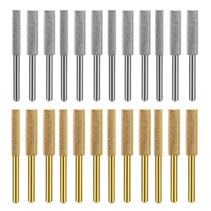 12 Stück Diamant Kettensäge Schleifköpfe Schleifspitze Stein für Hitzebeständigkeit - Bild 1 von 10