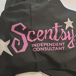 1 Scentsy Black Decorative Tablecloth Black/Purple 102 X 60 - Picture 1 of 5