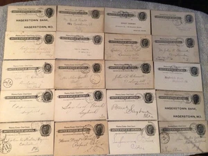 LOTE DE ESTUDIO (20) TARJETAS POSTALES UX14 1895-1905 CANCELA ANUNCIOS HISTORIA POSTAL CN3#HM - Imagen 1 de 10