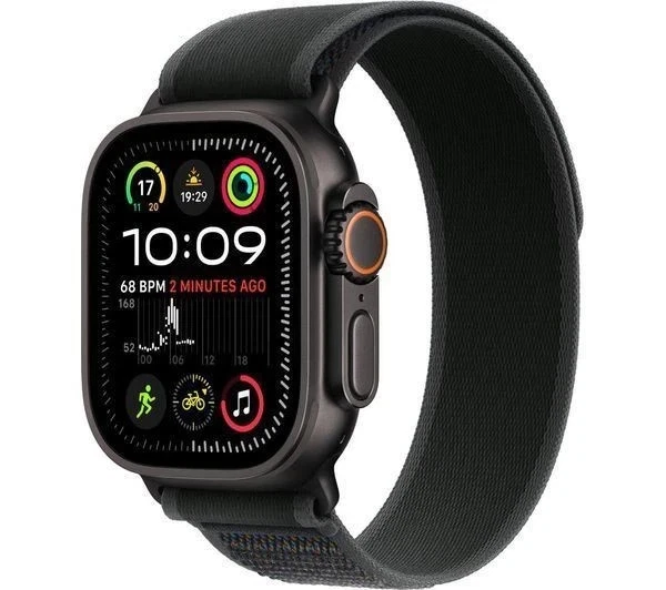 APPLE Watch Ultra 2 Cellular LTE 49mm Black Titanium Black Trail Loop M/L New - Image 1 of 1