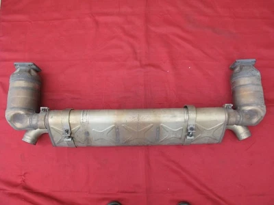 Silenciador de escape Porsche 911 Turbo 2010-13 OEM Boysen 1-05960,03 muy poco kilometraje Foto 1 de 4