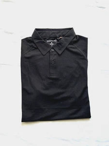 Kenneth Cole Men's Active The Moab Collection Polo T-Shirt Black Size M New - Picture 1 of 6