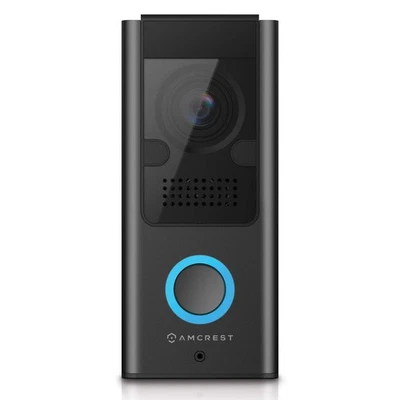 Amcrest 1080P Video Doorbell Camera Pro, Outdoor Smart Home 2.4GHz WiFi Doorb... - Image 1 of 4