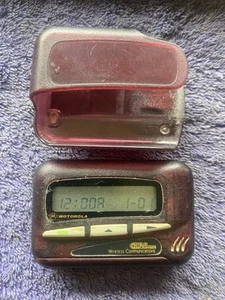 Vintage Motorola Ultra Express Cellular Pager Transparent Clip Beeper - Photo 1/3