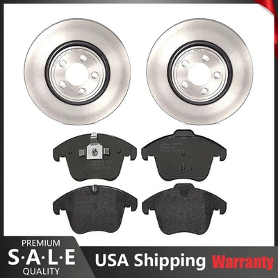 Kit de freno delantero Brembo pastillas bajas rotores de disco para Jaguar XF XJ8 XK Vanden Plas Foto 1 de 4