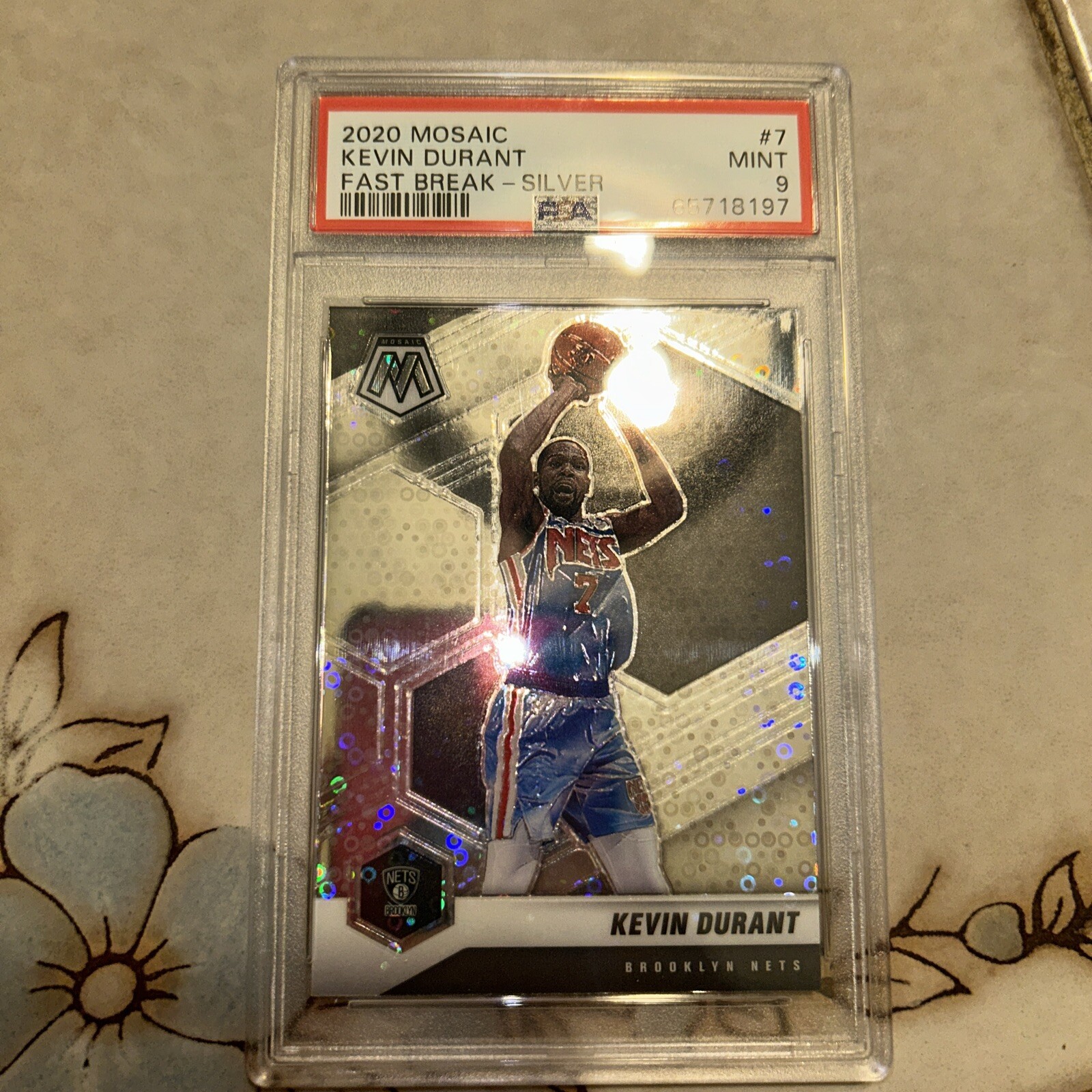 2019 Kevin Durant Mosaic Fast Break Silver Disco