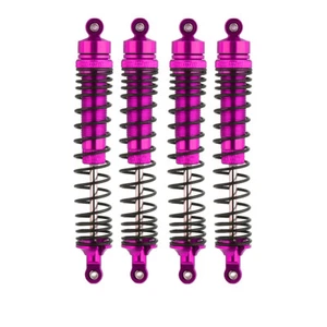 4PC Pink Front/Rear Shock Absorber For LOSI 1/8 LMT SOLID AXLE 4WD MONSTER TRUCK - Picture 1 of 6