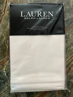 Ralph Lauren Estella Euro Sham Classic Cream  NIP - Image 1 of 4