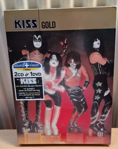 Kiss - Gold (Sound + Vision Deluxe) (2 CD / 1 DVD ) - Box Set - Best Greatest - Bild 1 von 4