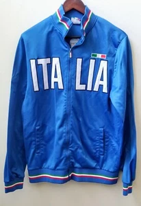 MENS ITALIA Athletic / Sports JACKET. Full Zip size XXL ROYAL BLUE Vivid color - Picture 1 of 4