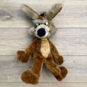 Warner Bros Vintage 1971 Wile E Coyote Plüschtier Mighty Star Figur 16 Zoll - Bild 1 von 15