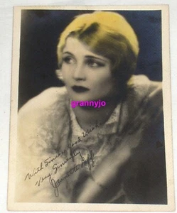 Rara fotografia pesante originale 1934 dell'attrice Jeanette Loff 5 x 7 - Foto 1 di 5