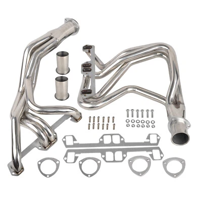 For 1972-1991 Dodge 5.2L 5.9L Pair 4-1 Stainless Steel Tube Long Header Manifold - Image 1 of 4