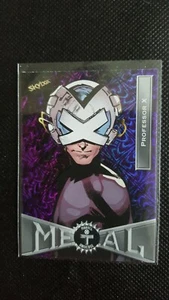 2021 X-Men Marvel Metal Universe Grandiose Purple Metal #50 Professor X - Picture 1 of 3