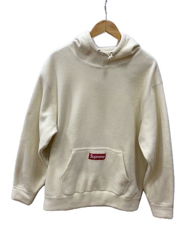 Felpa Supreme con cappuccio L poliestere panna usata