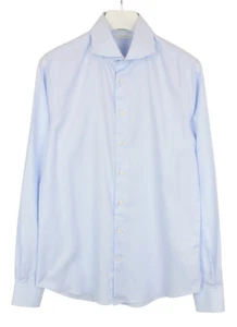 SUITSUPPLY Traveller Slim Fit Formal Shirt Men's 40L / 15 3/4L Patterned - Picture 1 of 12