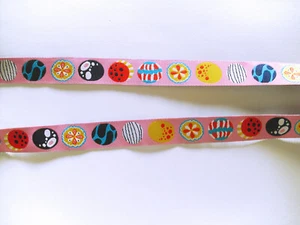 Webband Zierband Borte Bordüre Planeten Galaxien Cosmic Party 15 mm Farbenmix - Picture 1 of 2