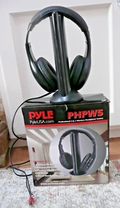 Système casque sans fil professionnel 5 en 1 Pyle PHPW5 radio FM filaire - Photo 1 sur 6