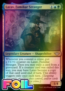 x1 Lazav, Familiar Stranger OTJ MTG 216 FOIL UNCOMMON M/NM 1x - Picture 1 of 1