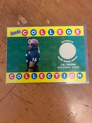 2004 Bazooka College Collection Jerseys #BCCJRT J.R. Tolver - Image 1 of 2