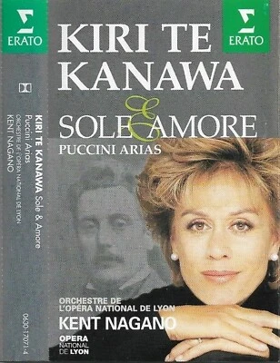 Kiri Te Kanawa Sole & Amore: Puccini Arias CASSETTE ALBUM CLASSICAL OPERA NAGANO - Image 1 of 4