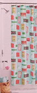 Holiday Collection Fabric Shower Curtain Christmas 72 in x 72 in - Picture 1 of 4