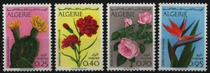 Argelia 1969 - Mi-Nr. 517-520 ** - MNH - Flores / Flores - Imagen 1 de 1