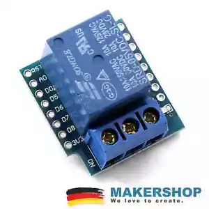 Mini Relais Shield Erweiterung Zubehör für Wemos D1 Arduino NodeMCU Relay - Bild 1 von 3
