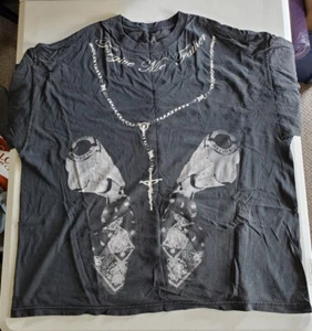 Vintage Mafioso Mens 3XL T-Shirt Forgive Me Father For I Have Sinned Tee-Shirt - Picture 1 of 6