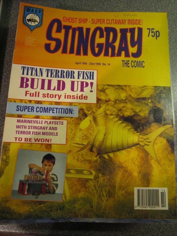 Stingray the Comic Issue 14 Gerry Anderson FLEETWAY Foto 1 de 1