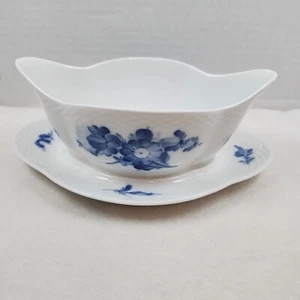 Royal Copenhagen Blue Flower Braided Gravy Boat #8159 - Picture 1 of 7
