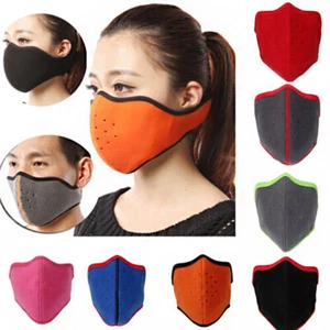 Winter Fleece Ski Face Mask Cycling Windproof Cold Weather Mask for Women Men US - Picture 1 of 30