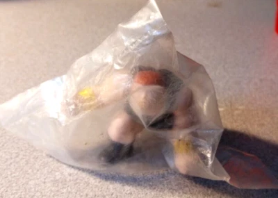 The Blob Hardees 1995 Marvel Dakin Super Hero PVC Action Figure NEW IN BAG - image 1 of 3