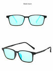 Spectacles de conduite extérieure ultralégers hommes carrés couleur rouge-vert lunettes aveugles