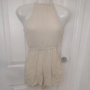 H&M Size 8 Cream Ivory Sleeveless Playsuit - Picture 1 of 5