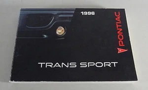 Manuale Del Proprietario / Libretto Pontiac Trans Sport Anno 1996 - Foto 1 di 2
