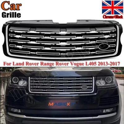 MAGICKIT FOR RANGE ROVER VOGUE L405 13-17 CHROME&BLACK 2023 LOOK FRONT GRILLE GRILL MESH
